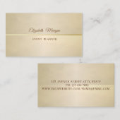 Elegant, afbeelding, , eenvoudig visitekaartje (Voorkant / Achterkant)