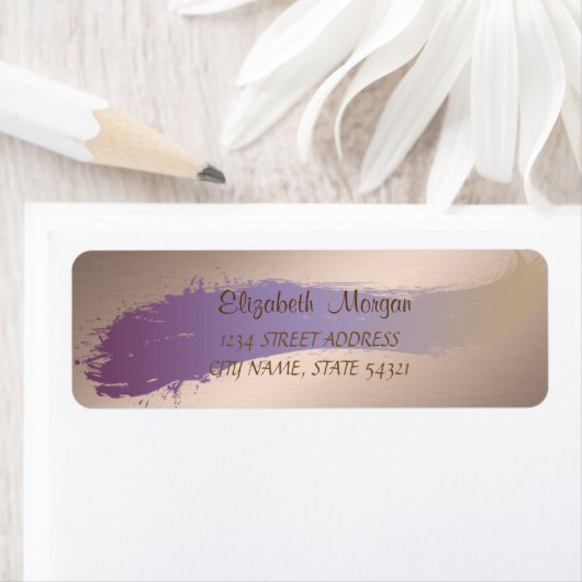 Elegant afbeelding, label penseelstreken (Insitu)