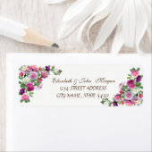 Elegant afbeelding Luxe - Rozen Adres label (Insitu)