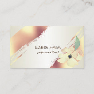 Elegant afbeelding, penseelstreek, ventilator visitekaartje