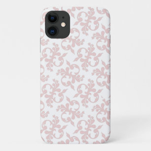 Elegant afbeelding Rococo Roze Ornament Patroon Case-Mate iPhone Case