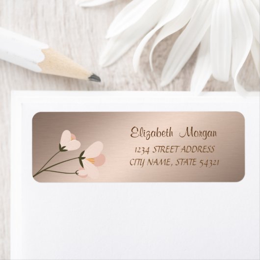 Elegant afbeelding Romantic, label voor blokadres (Insitu)