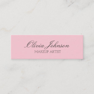 Elegant afbeelding Visitekaartjes   Roze en wit