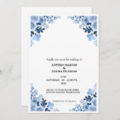 Elegant afdrukbaar nodigt moderne bewerkbare versi kaart (Voorkant / Achterkant)