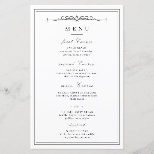 Elegant Affair minimalist Wedding (Voorkant)