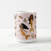 Elegant African American Mermaid Mok (Center)