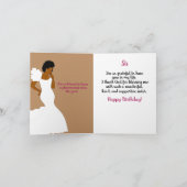 Elegant African American Sister Brown Kaart (Binnen)