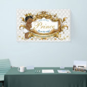 Elegant African Prince White Diamond Napkins Spandoek (Beurs)