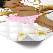 Elegant African Princess White Diamond Poster (Hoek)