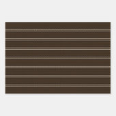 Elegant Afrikaans Bruin Inpakpapier Vel (Voorkant)