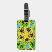 Elegant Afrikaans geïnspireerde Spider Traditionee Bagagelabel (Voorkant verticaal)