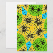 Elegant Afrikaans geïnspireerde Spider Traditionee Briefpapier (Voorkant / Achterkant)