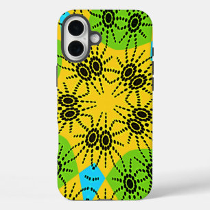 Elegant Afrikaans geïnspireerde Spider Traditionee iPhone 16 Plus Hoesje