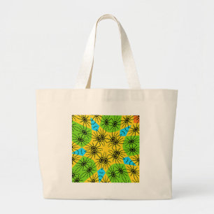 Elegant Afrikaans geïnspireerde Spider Traditionee Grote Tote Bag
