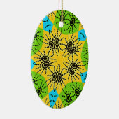 Elegant Afrikaans geïnspireerde Spider Traditionee Keramisch Ornament (Rechts)