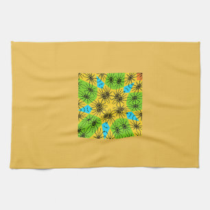 Elegant Afrikaans geïnspireerde Spider Traditionee Theedoek