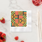 Elegant Afrikaans Kente Design Papier Servetten (Insitu)