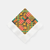 Elegant Afrikaans Kente Design Papier Servetten (Hoek)