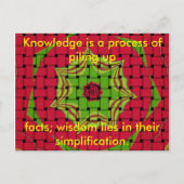 Elegant Afrikaans Mooi Geweven vector print patroo Briefkaart (Voorkant)