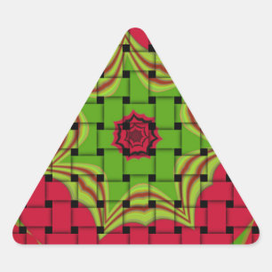 Elegant Afrikaans Mooi Geweven vector print patroo Sticker