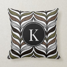 Elegant Afrikaans patroon met aangepast monogram