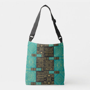 Elegant Afrikaans tribal geometrisch patroon Crossbody Tas
