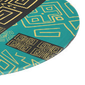 Elegant Afrikaans tribal geometrisch patroon Snijplank (Hoek)