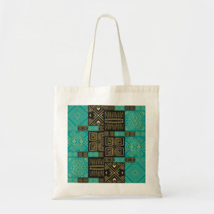 Elegant Afrikaans tribal geometrisch patroon Tote Bag