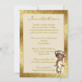 Elegant Afro-Amerikaans etnisch Baby shower Kaart (Achterkant)