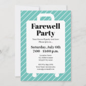 Elegant afscheid gaan weg feest kaart (Voorkant)
