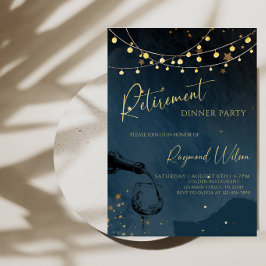 Elegant Afscheidsdiner - Een Nieuwe Periode Vieren Kaart