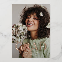 Elegant AFSTUDEERDER Afstuderen Aankondiging