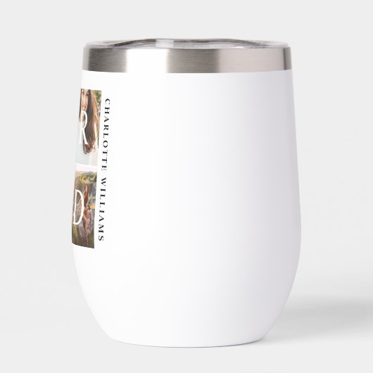 Elegant Afstudeerder Afstuderen fotocollageherinne (Achterkant)