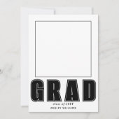 Elegant AFSTUDEERDER Klasse van 2025 afstuderen fo Kaart (Voorkant)