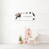 Elegant Afstudeerder Pet & Tassel Foto Afstudeerfe Spandoek (Insitu)