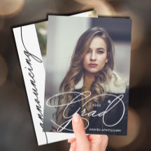 Elegant Afstudeerder Script Photo Afstuderen