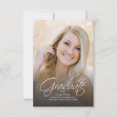 Elegant Afstuderen 2022 Moderne Foto Afstudeerder  (Voorkant)