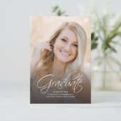 Elegant Afstuderen 2022 Moderne Foto Afstudeerder  (Staand voorkant)