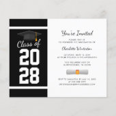 Elegant Afstuderen 2025 Afstudeerder Uitnodiging (Voorkant)