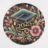 Elegant Afstuderen 2025 Design 2 Variëteit Labels (Design 2)
