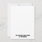 Elegant Afstuderen 2025 Kaart (Achterkant)