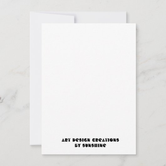 Elegant Afstuderen 2025 Kaart (Achterkant)