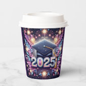Elegant Afstuderen 2025 Papieren Bekers (Achterkant)