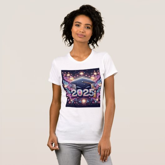 Elegant Afstuderen 2025 T-shirt (Voorkant volledig)