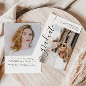 Elegant Afstuderen 2 Aankondiging van het Foto Afs