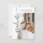 Elegant Afstuderen 2 Aankondiging van het Foto Afs (Voorkant)