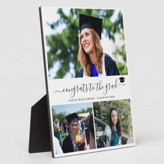 Elegant afstuderen 3 fotocollage afstuderen fotoplaat (Zijkant)