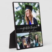 Elegant afstuderen 3 fotocollage afstuderen zwart fotoplaat (Zijkant)