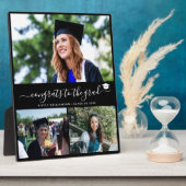 Elegant afstuderen 3 fotocollage afstuderen zwart fotoplaat (Zijkant)