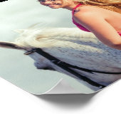 Elegant Afstuderen 5 foto collage zwart wit Poster (Hoek)
